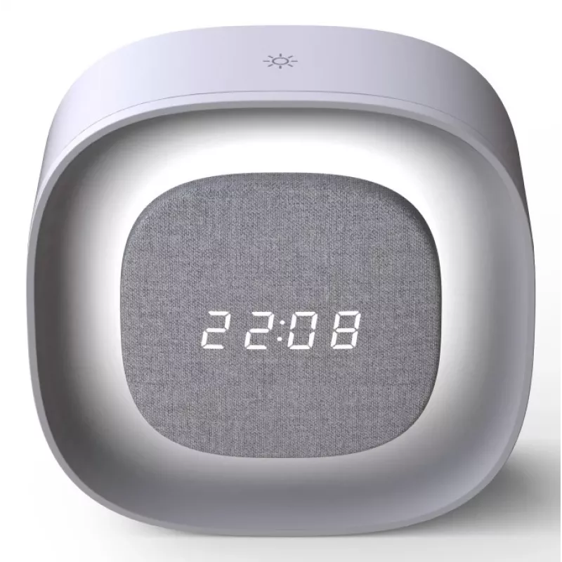 Techly IC-CLOCK-56WH zegar cyfrowy Cyfrowy zegar Szary, Biały