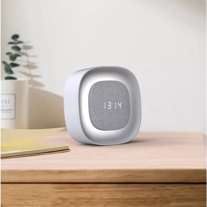 Techly IC-CLOCK-56WH zegar cyfrowy Cyfrowy zegar Szary, Biały