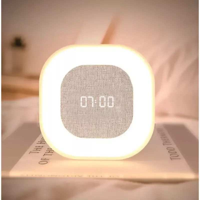 Techly IC-CLOCK-56WH zegar cyfrowy Cyfrowy zegar Szary, Biały