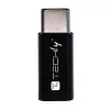 Techly IADAP USBC-MBKT adapter Micro-USB Czarny