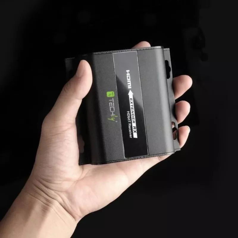 Techly Dodatkowy odbiornik przedłużacza HDMI HDbitT IR na kablu Cat.6 120 m
