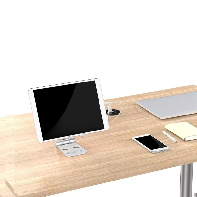 Uchwyt Techly I-SMART-STAND6 Uchwyt pasywny Telefon komórkowy/Smartfon Srebrny
