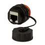 Techly IWP-MD C6A-IPPANT adapter zmiany płci kabla RJ45 Czarny