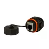 Techly IWP-MD C6A-IPPANT adapter zmiany płci kabla RJ45 Czarny