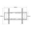 Techly ICA-PLB 262L Uchwyt/stoC5sok do telewizora 177,8 cm (70 cali) Czarny