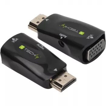 Techly IDATA HDMI-VGA2MABT2 konwerter sygnału wideo Pasywny konwerter wideo 1920 x 1080 pikseli