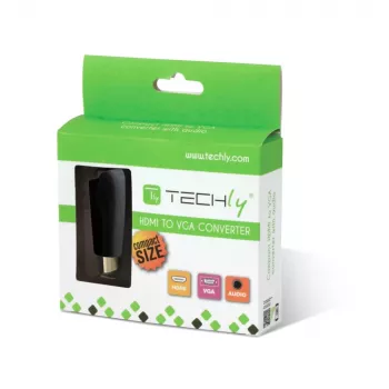Techly IDATA HDMI-VGA2MABT2 konwerter sygnału wideo Pasywny konwerter wideo 1920 x 1080 pikseli