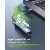 Stacja dokująca/replikator portów do laptopa Techly IDATA USB-ETGIGA3AA przewodowa USB 3.2 Gen 1 (3.1 Gen 1) Type-A, czarno-srebrna