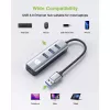 Stacja dokująca/replikator portów do laptopa Techly IDATA USB-ETGIGA3AA przewodowa USB 3.2 Gen 1 (3.1 Gen 1) Type-A, czarno-srebrna