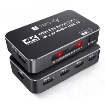 Techly IDATA HDMI2-4K5160B przełącznik wideo HDMI
