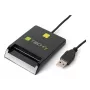 Techly I-CARD CAM-USB2TY2 czytnik kart inteligentnych Wewnątrz USB USB Type-A Czarny