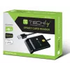 Techly I-CARD CAM-USB2TY2 czytnik kart inteligentnych Wewnątrz USB USB Type-A Czarny