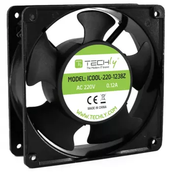 Techly ICOOL-220-1238Z komputerowy system chłodzenia część/akcesorium Moduł wentylatora