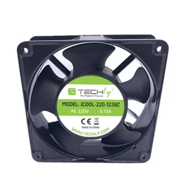 Techly ICOOL-220-1238Z komputerowy system chłodzenia część/akcesorium Moduł wentylatora
