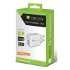 Techly IPW-USB-2C35W ładowarka do urządzeń mobilnych Laptop, Smartfon, Tablet Biały AC Szybkie ładowanie Do użytku wewnątrz pomieszczeń