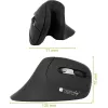Techly IM 1100-VM-B mysz Medyczna Praworęczna RF Wireless Optyczna 3200 DPI