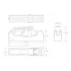 Techly IWP-KIT-C6U90 moduł keystone