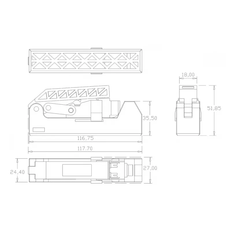 Techly IWP-KIT-C6U90 moduł keystone