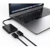 Techly IADAP USBC-HDMI2T4K adapter kabla wideo 0,15 m USB Type-C 2 x HDMI Czarny