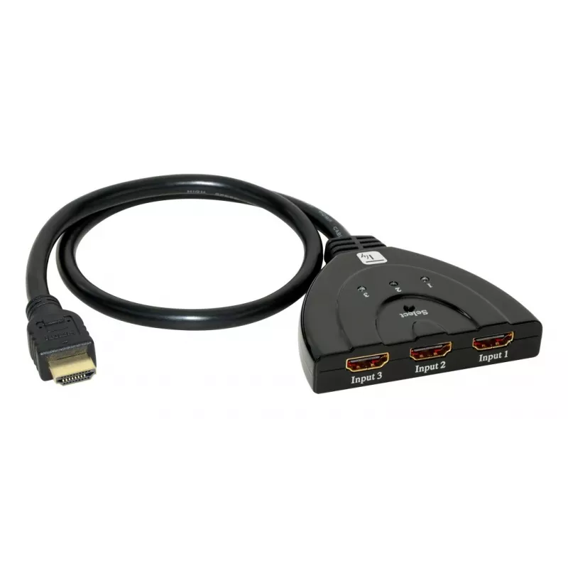 Przełącznik wideo Techly IDATA HDMI-3F8K