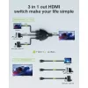 Przełącznik wideo Techly IDATA HDMI-3F8K
