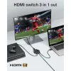 Przełącznik wideo Techly IDATA HDMI-3F8K