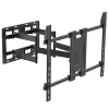 Techly Uchwyt ścienny Full-Motion do telewizora LED LCD 55-100 cali, 300 x 300 mm, 900 x 600 mm, 0 - 7°, 120°, Stal nierdzewna, Czarny