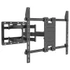 Techly Uchwyt ścienny Full-Motion do telewizora LED LCD 55-100 cali, 300 x 300 mm, 900 x 600 mm, 0 - 7°, 120°, Stal nierdzewna, Czarny