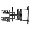 Techly Uchwyt ścienny Full-Motion do telewizora LED LCD 55-100 cali, 300 x 300 mm, 900 x 600 mm, 0 - 7°, 120°, Stal nierdzewna, Czarny
