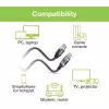 Kabel sieciowy Techly ICOC U3A-RJ45-030 srebrny, czarny 3 m Cat6 F/UTP (FTP)