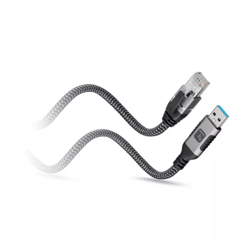 Kabel sieciowy Techly ICOC U3A-RJ45-075 Srebrny, Czarny 7,5 m Kat.6 F/UTP (FTP)