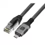 Kabel sieciowy Techly ICOC U3C-RJ45-020 srebrny, czarny 2 m Cat6 F/UTP (FTP)