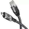 Kabel sieciowy Techly ICOC U3C-RJ45-050 srebrny, czarny 5 m Cat6 F/UTP (FTP)
