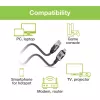 Kabel sieciowy Techly ICOC U3C-RJ45-050 srebrny, czarny 5 m Cat6 F/UTP (FTP)