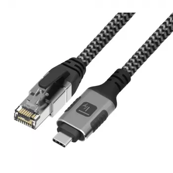 Kabel sieciowy Techly ICOC U3C-RJ45-075 Srebrny, Czarny 7,5 m Cat6 F/UTP (FTP)