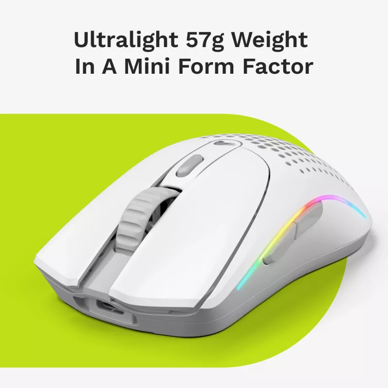 Glorious Gaming Glorious Model O 2 Mini Wireless - Matowy Biały