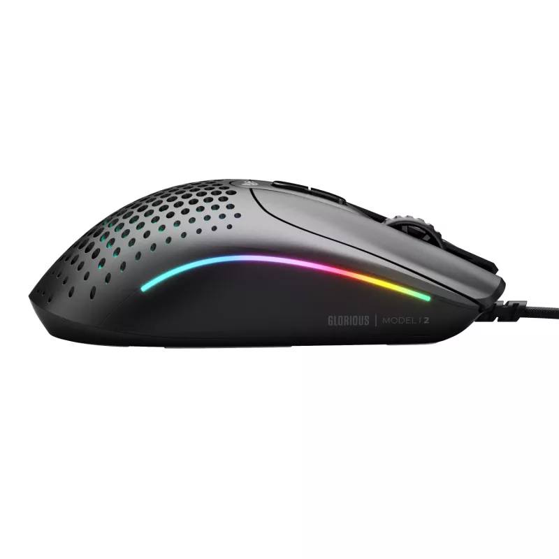 Glorious Gaming Glorious Model IV2 Wired - Czarny, dla osób praworęcznych, Optyczny, USB Typ-A, 26000 DPI, Czarny