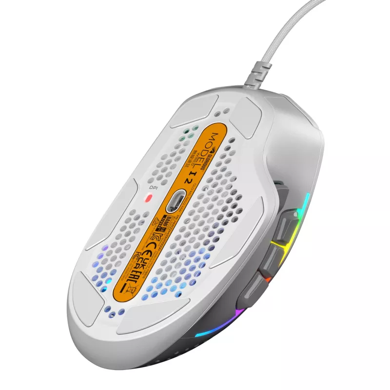 Glorious Gaming Glorious Model IV2 Wired - biała, dla praworęcznych, optyczna, USB Typ-A, 26000 DPI, biały