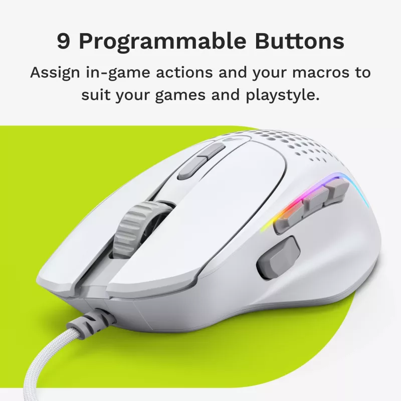 Glorious Gaming Glorious Model IV2 Wired - biała, dla praworęcznych, optyczna, USB Typ-A, 26000 DPI, biały