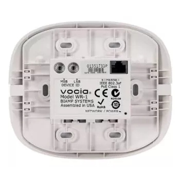 Pilot zdalnego sterowania Biamp Vocia WR-1 przewodowy system wideokonferencyjny przyciski