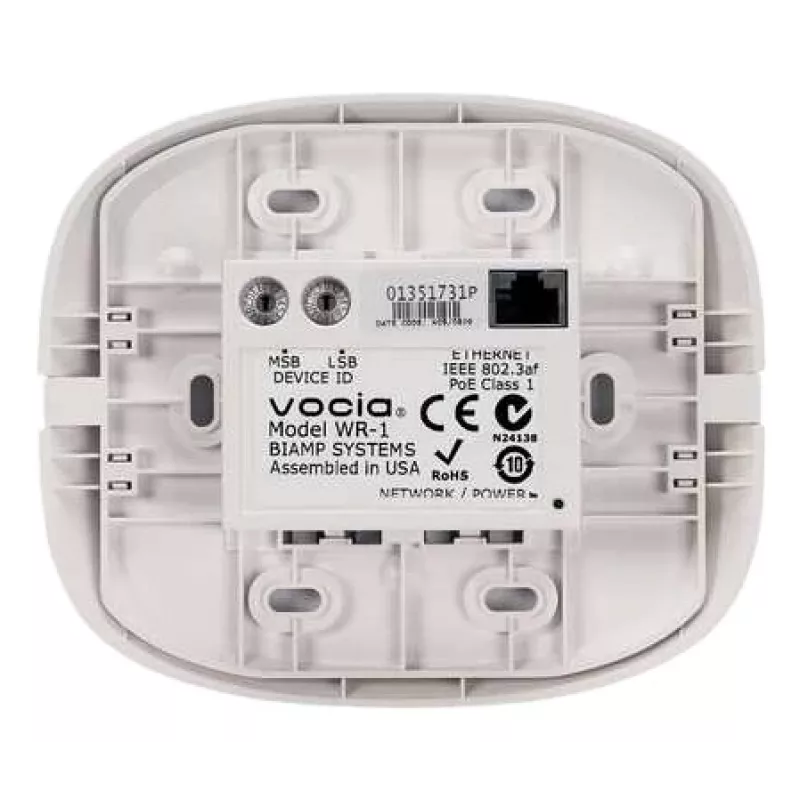 Pilot zdalnego sterowania Biamp Vocia WR-1 przewodowy system wideokonferencyjny przyciski