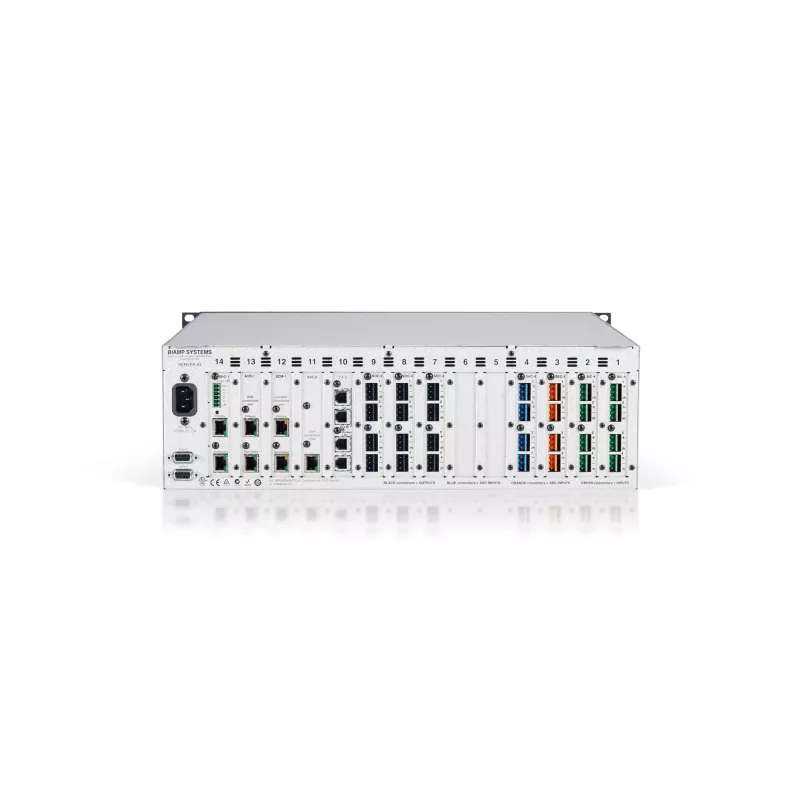 Biamp Tesira SERVER-IO AVB, 8000 Ω, 200 Ω, czarny, metaliczny, czerwony, 3U, OLED, 20 - 20000 Hz