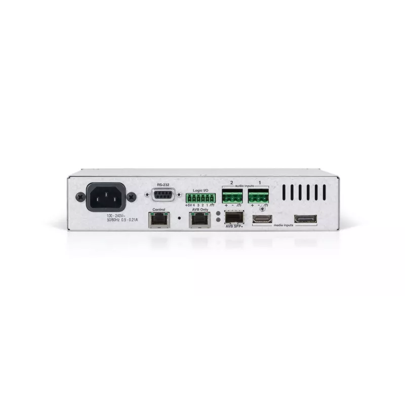 Biamp Tesira TesiraLUX IDH-1, 3840 x 2160 pikseli, 60 kl./s, Czarny, Terminal, SFP+, 216 mm