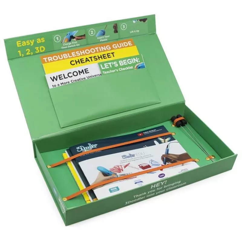 3Doodler Start EDU pakiet edukacyjny, zestaw klasowy (12 długopisów 3D)