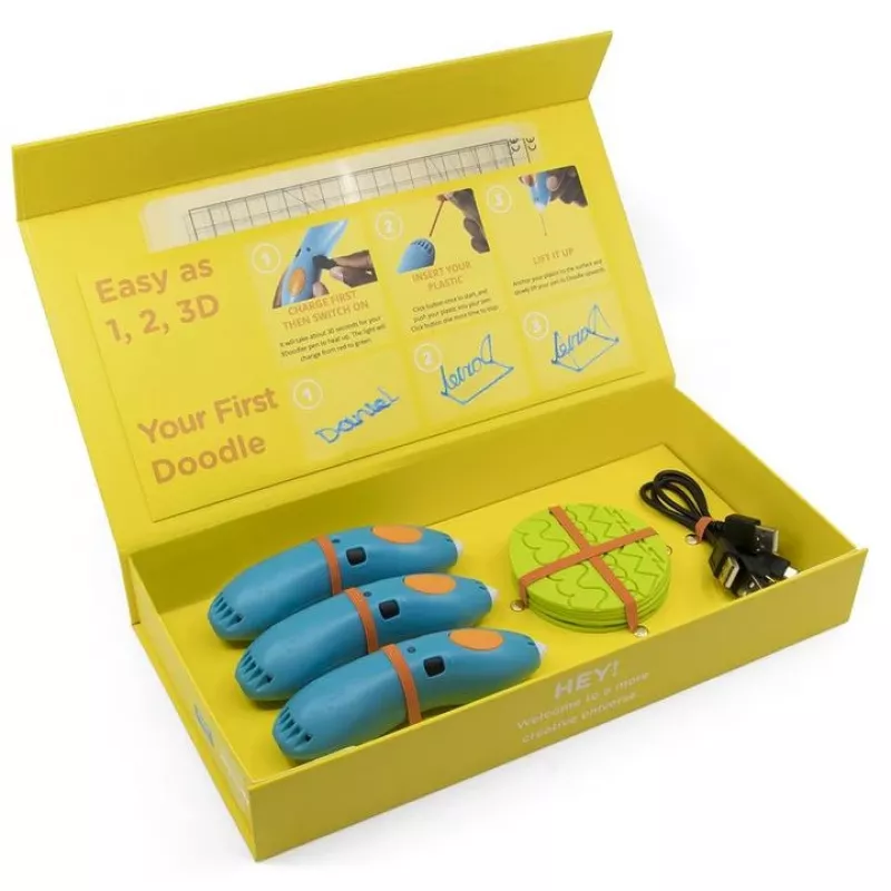 3Doodler Start EDU pakiet edukacyjny, zestaw klasowy (12 długopisów 3D)