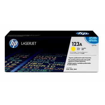 Oryginalny żółty wkład tonerowy HP 123A do drukarek LaserJet 1 szt.