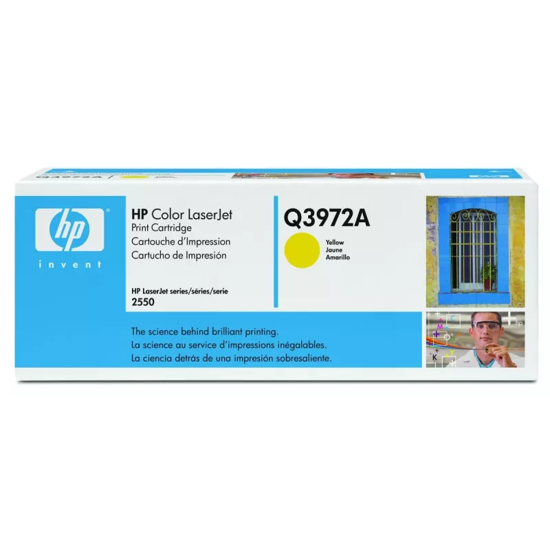 Oryginalny żółty wkład tonerowy HP 123A do drukarek LaserJet 1 szt.