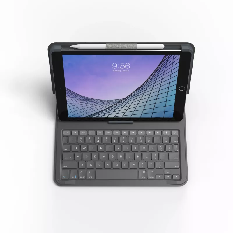 ZAGG klawiatura Messenger Folio 2-Apple-iPad 10.2/10.5-Charcoal-Nordic