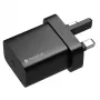 mophie Wall Adapter-USB-C-20W-Czarny--UK, wewnętrzna, AC, czarny