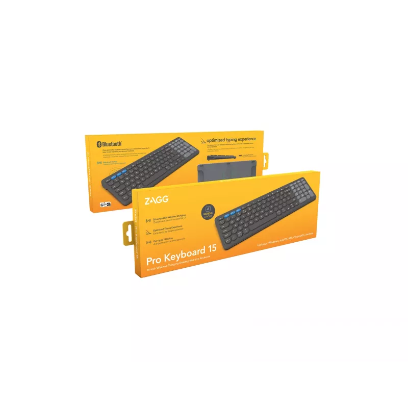 Klawiatura ZAGG Pro 15 uniwersalna Bluetooth QWERTY nordycka czarna